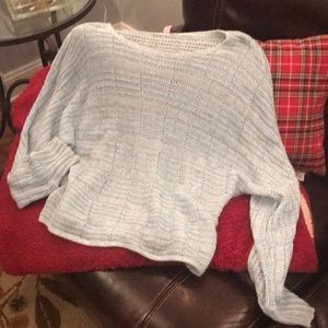 Light blue light sweater